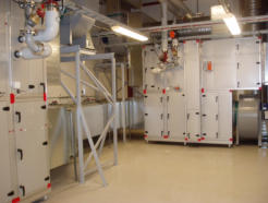 EKOMIC-laitetila asennuksaen jäljiltä